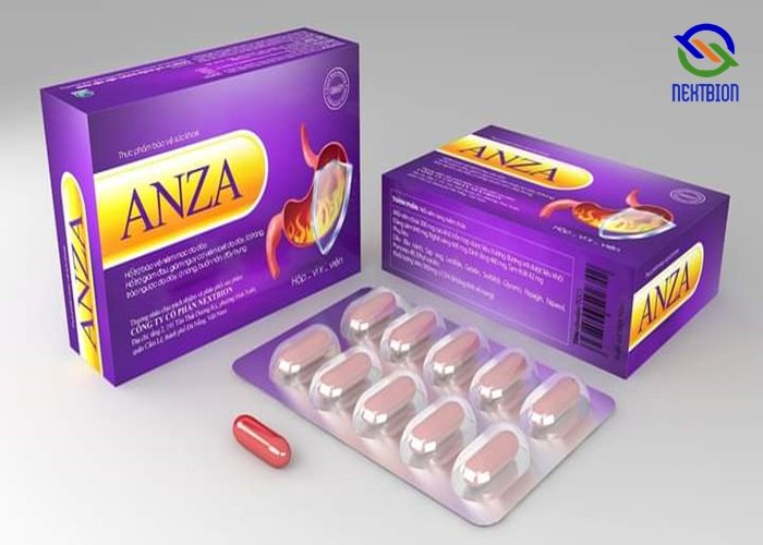 Thông tin về sản phẩm Anza - Thuốc trào ngược dạ dày